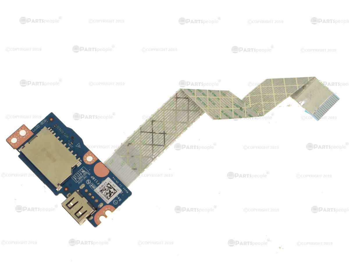 LAPTOPAMY Del Latitude 3490 USB / SD Card Reader IO Circuit Boar